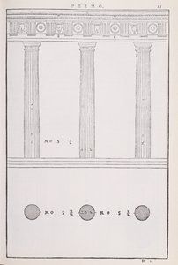The Doric Order, Illustration from a Facsimile Copy of 